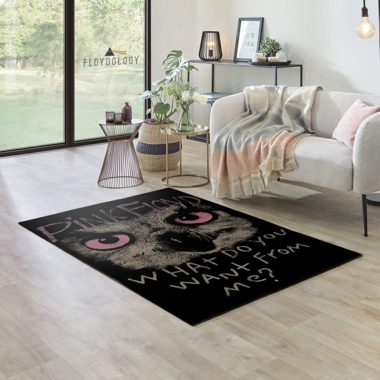Pink Floyd Owl What Do You Want From Me Rug