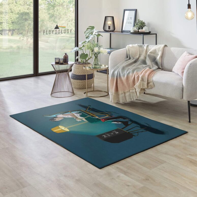 Pink Floyd The Wall Movie 1982 Illustration Rug Pink Floyd The Wall Movie 1982 Illustration Rug