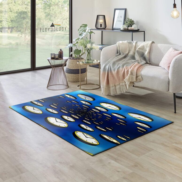 Pink Floyd Time 1972 Rug Pink Floyd Time 1972 Rug