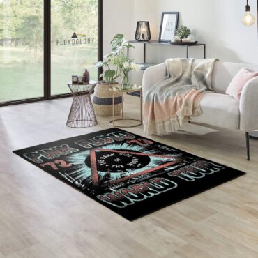 Pink Floyd Vintage Dark Side 1972 1973 World Tour Rug