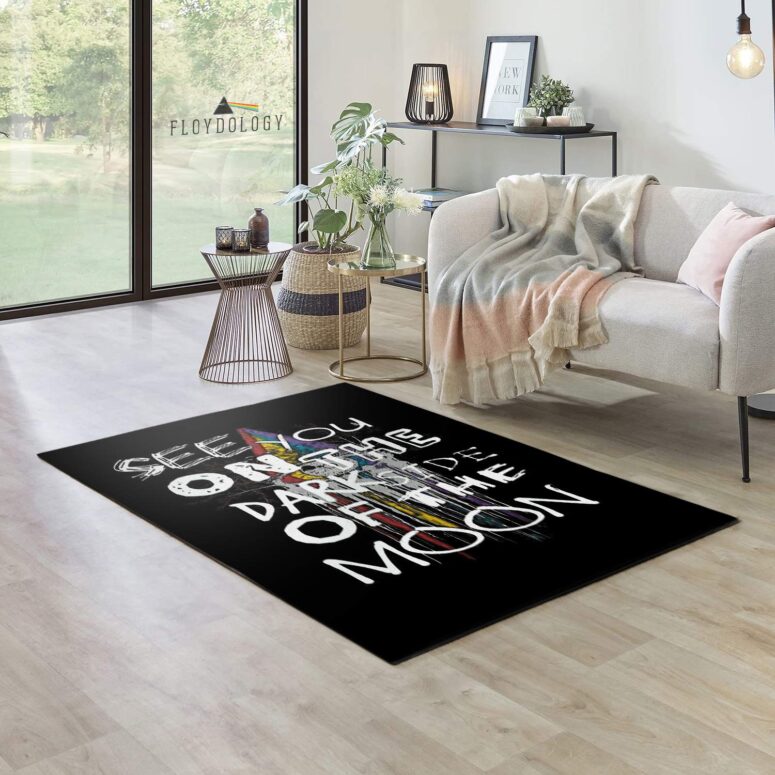 See You On The Dark Side of the moon Pink Floyd Rug