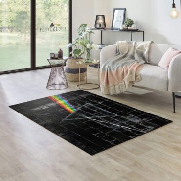 The Dark Side Of The Moon In The Wall Art Pink Floyd Rug