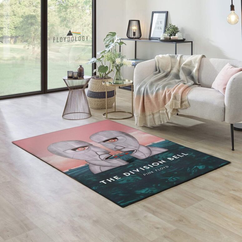 The Division Bell Illustration Pink Floyd Rug The Division Bell Illustration Pink Floyd Rug