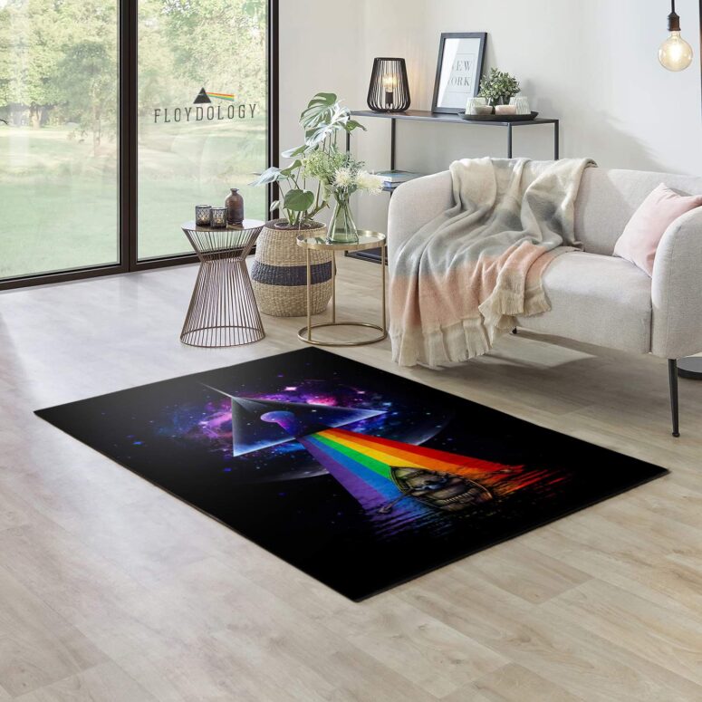 The Endless River x Dark side of the moon Pink Floyd Rug