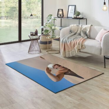 The Meaning of Half Life Desert Swimmer 1975 Pink Floyd Rug