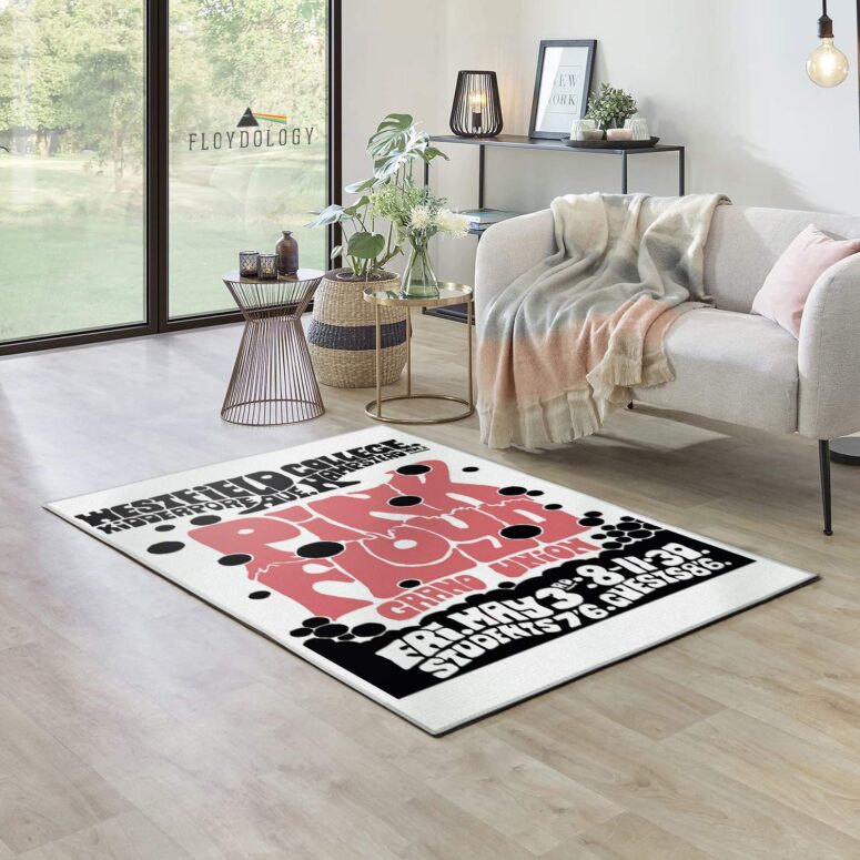 Westfield College Hampstead Concert 1968 Pink Floyd Rug Westfield College Hampstead Concert 1968 Pink Floyd Rug