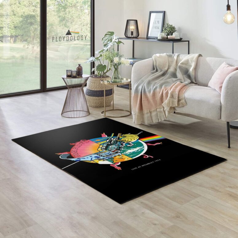Wish You Were Here Live At WemBley 1974 Pink Floyd Rug
