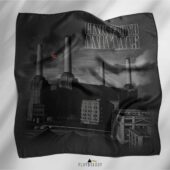 Animals Monotone Album Art Pink Floyd Poly Scarf
