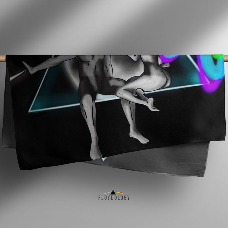 Adam Eva Dark Side Of The Moon Pink Floyd Poly Scarf Adam Eva Dark Side Of The Moon Pink Floyd Poly Scarf