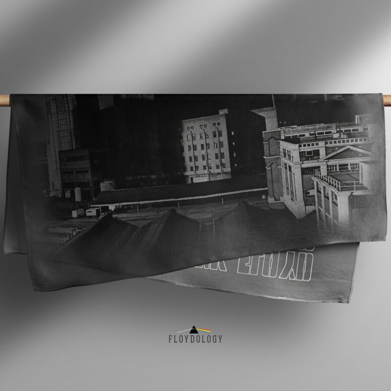 Animals Monotone Album Art Pink Floyd Poly Scarf