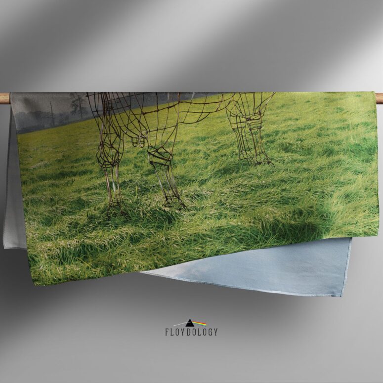 Atom Heart Mother 40th Anniversary Why A Cow Pink Floyd Poly Scarf