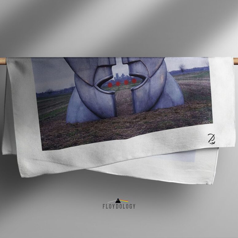 Big Metal Heads Pink Floyd Poly Scarf Big Metal Heads Pink Floyd Poly Scarf