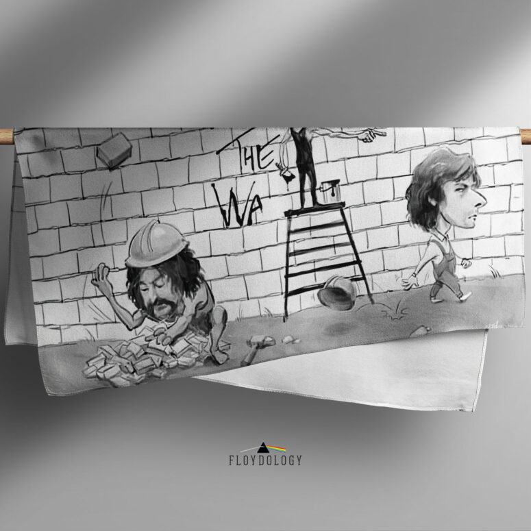 Building The Wall Pink Floyd Poly Scarf
