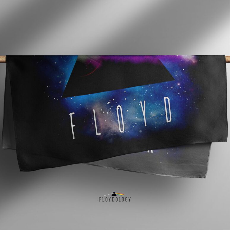 Cosmic Dark Side Of The Moon Pink Floyd Poly Scarf