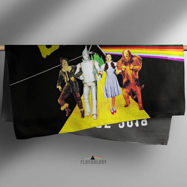 Dark Side Of Oz Pink Floyd Poly Scarf