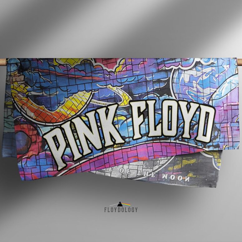 Dark Side Of The Moon The Wall Brick Art Pink Floyd Poly Scarf Dark Side Of The Moon The Wall Brick Art Pink Floyd Poly Scarf