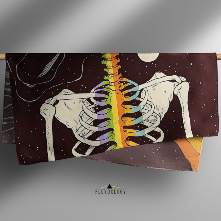 Dark Side of Existence Pink Floyd Poly Scarf