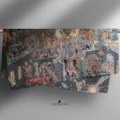 Left2d Backpack Golden Dark Side Of The Moon - OtherBrick