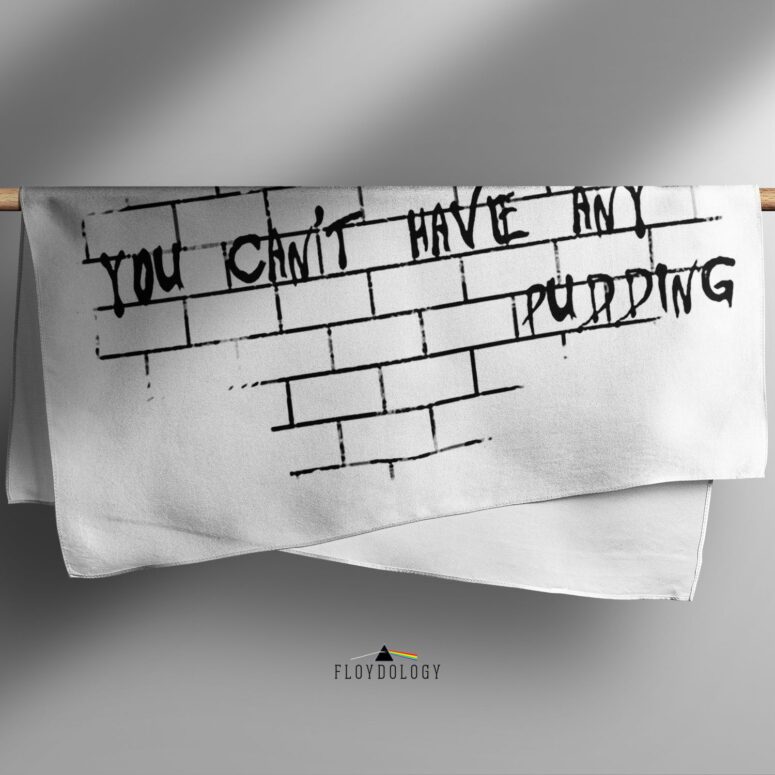 If you dont eat your meat You cant have any pudding Pink Floyd Poly Scarf If you dont eat your meat You cant have any pudding Pink Floyd Poly Scarf