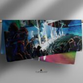 Left2d Backpack Golden Dark Side Of The Moon - OtherBrick