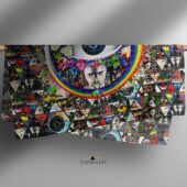 Left2d Backpack Golden Dark Side Of The Moon - OtherBrick