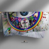 Left2d Backpack Golden Dark Side Of The Moon - OtherBrick
