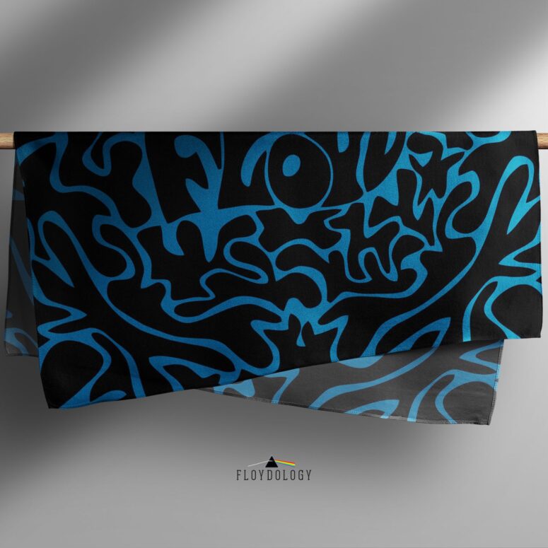 Pink Floyd Logo Cosmic psychedelic Art Poly Scarf