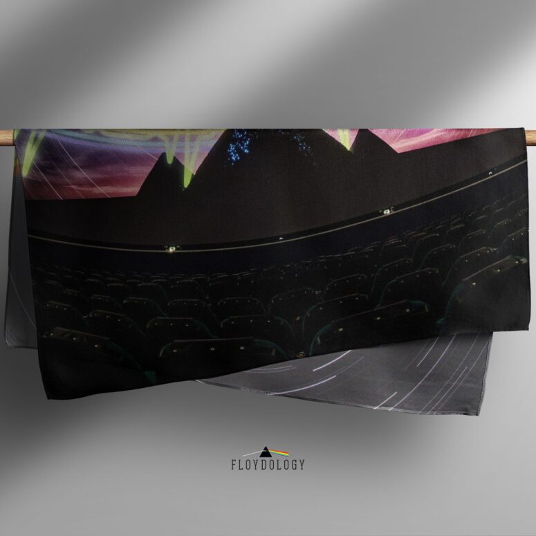 Pink Floyd The Dark Side Of The Moon Pyramid Night Sky Poly Scarf Pink Floyd The Dark Side Of The Moon Pyramid Night Sky Poly Scarf