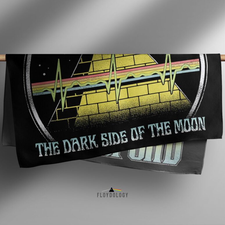Pink Floyd Vintage Pyramid Dark Side Poly Scarf Pink Floyd Vintage Pyramid Dark Side Poly Scarf