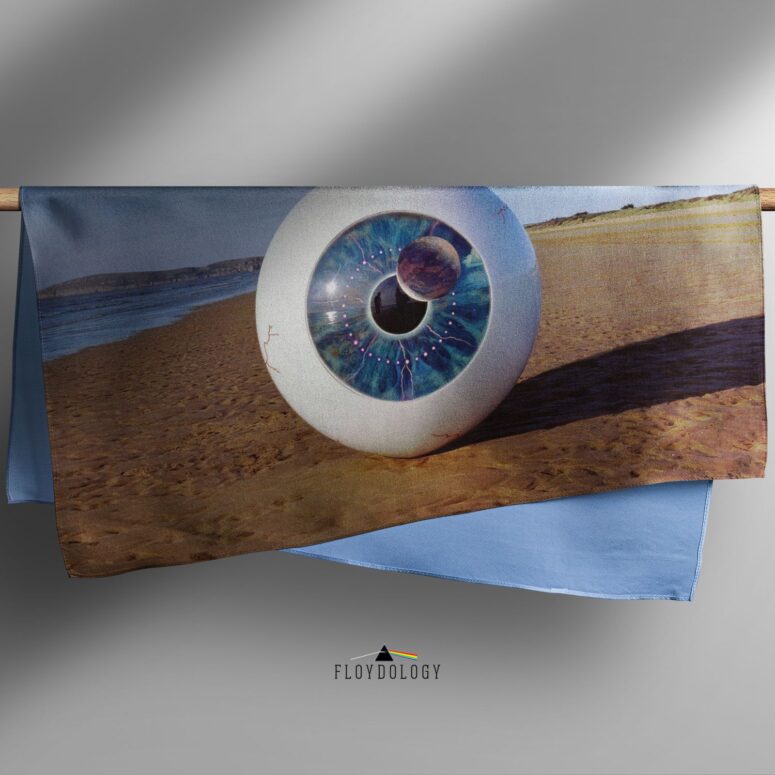 Pulse in Reallife beach Pink Floyd Poly Scarf