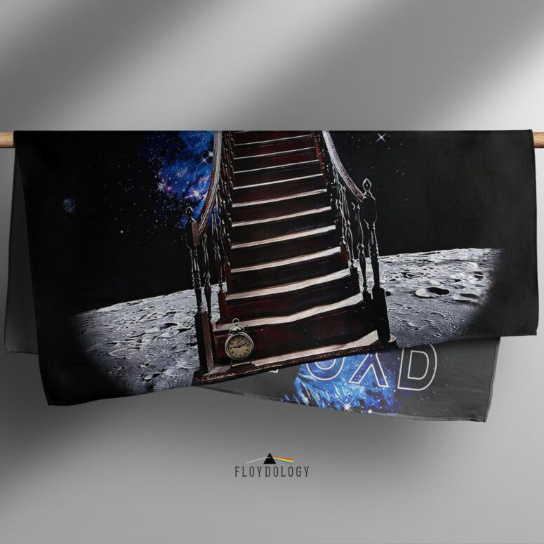 Stairway To The Moon Pink Floyd Poly Scarf