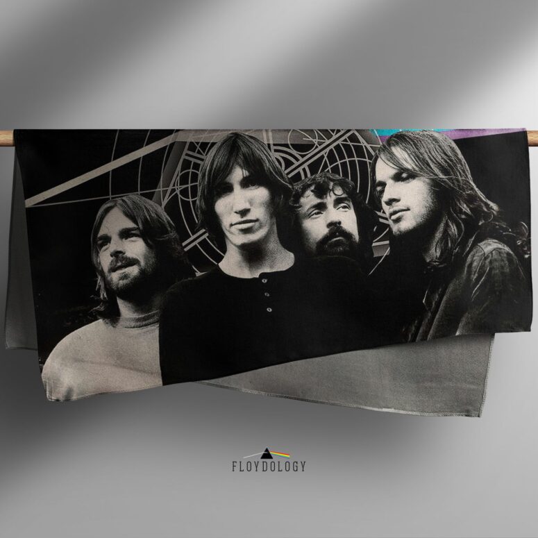The Dark Side Of The Moon Anniversary Pink Floyd Poly Scarf