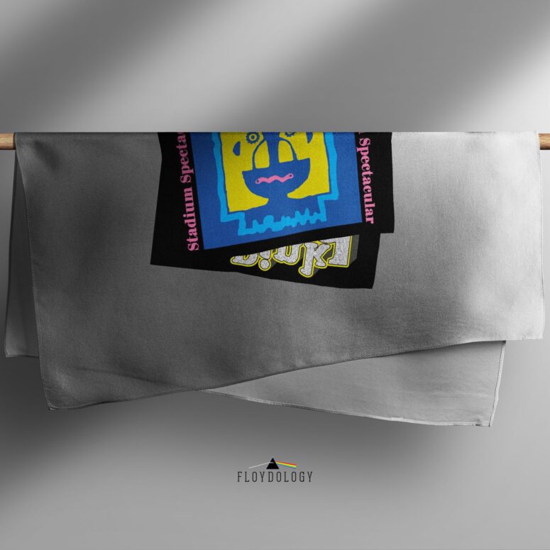 Travis Scott Pink Floyd World Tour 1994 Division Bell front Poly Scarf Travis Scott Pink Floyd World Tour 1994 Division Bell front Poly Scarf