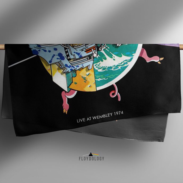 Wish You Were Here Live At WemBley 1974 Pink Floyd Poly Scarf Wish You Were Here Live At WemBley 1974 Pink Floyd Poly Scarf