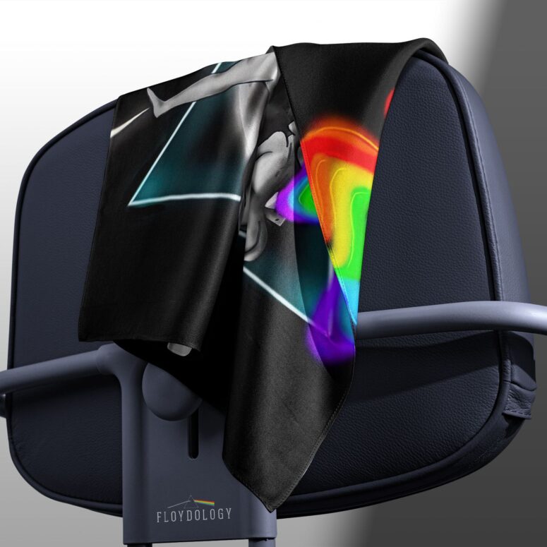 Adam Eva Dark Side Of The Moon Pink Floyd Poly Scarf Adam Eva Dark Side Of The Moon Pink Floyd Poly Scarf