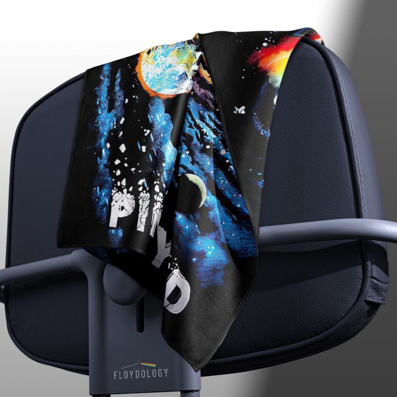 DSOTM Universe of Chaos Pink Floyd Poly Scarf