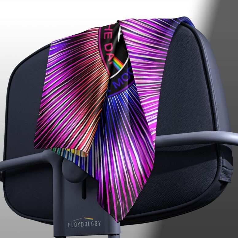Dark Side Of The Moon RGB Pink Floyd Poly Scarf