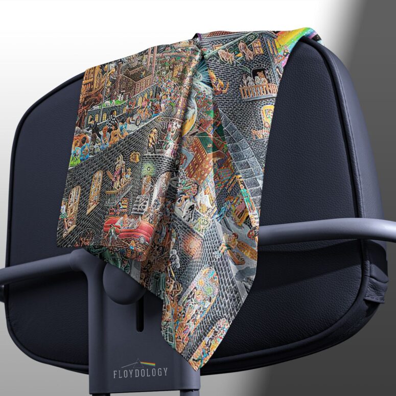 Echoes From The Darkside Of The Moon Pink Floyd Poly Scarf