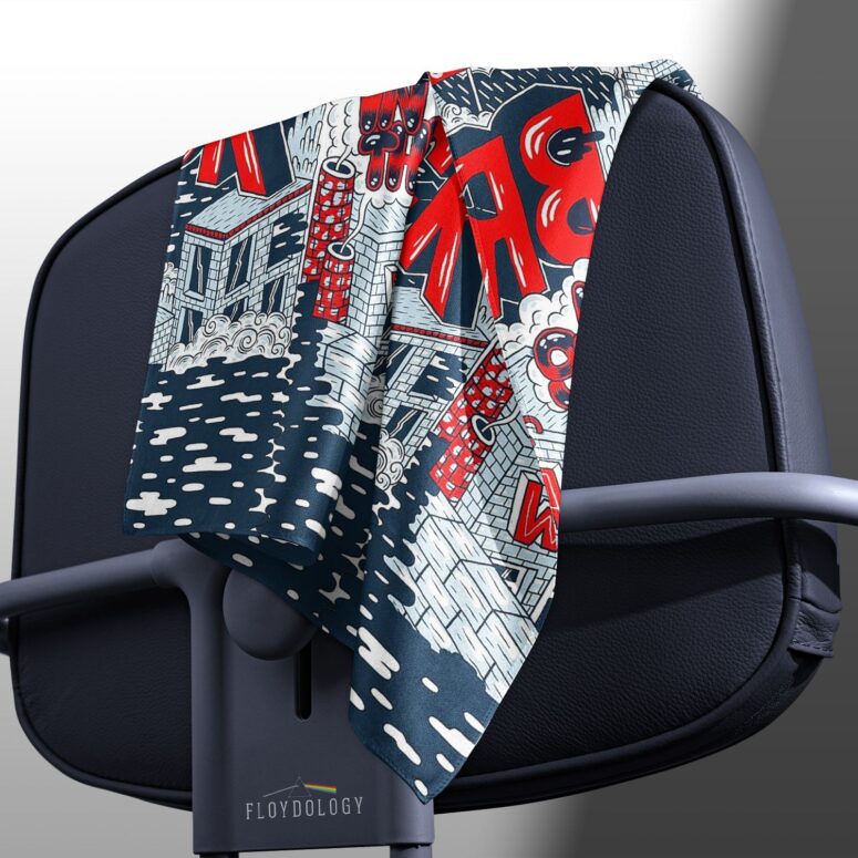 Just Brick In The Wall Pink Floyd Poly Scarf