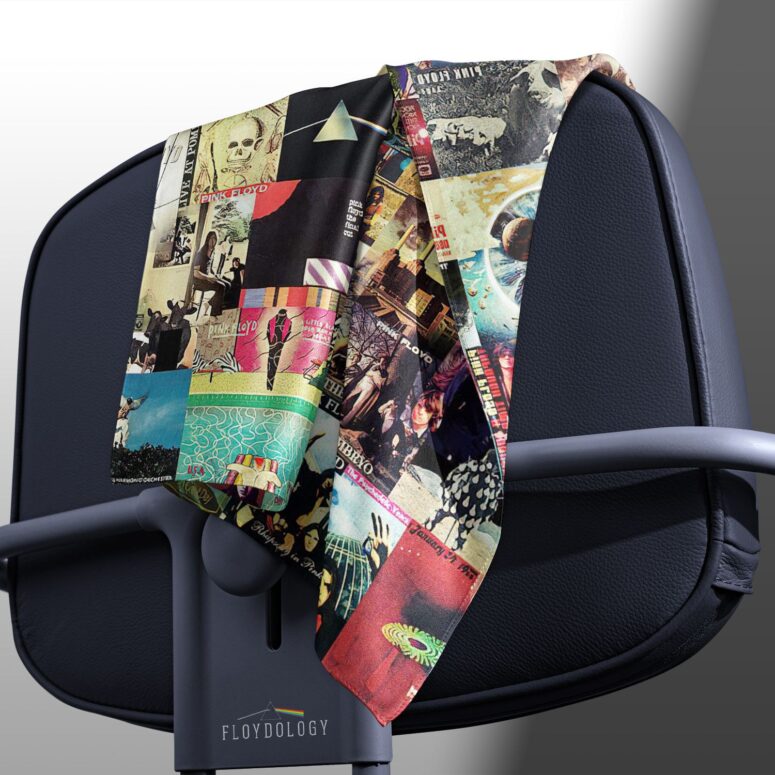 Pink Floyd Albums Collage Poly Scarf Pink Floyd Albums Collage Poly Scarf