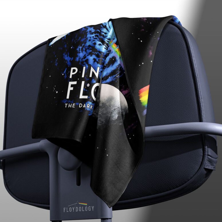 Pink Floyd Black Hole Dark Side Galaxy Poly Scarf