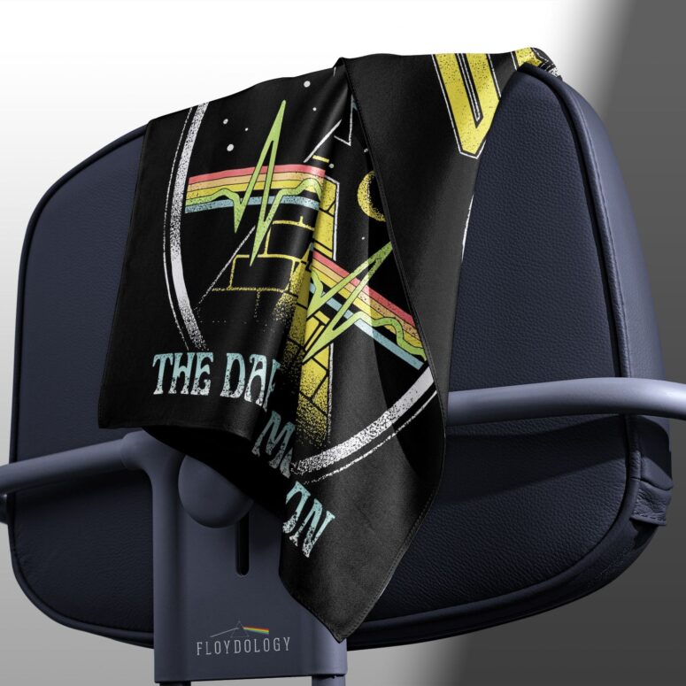 Pink Floyd Vintage Pyramid Dark Side Poly Scarf Pink Floyd Vintage Pyramid Dark Side Poly Scarf