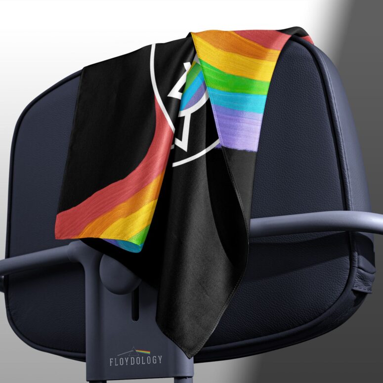 The Dark Side Of The Moon 50 Years Popoff Pink Floyd Poly Scarf The Dark Side Of The Moon 50 Years Popoff Pink Floyd Poly Scarf