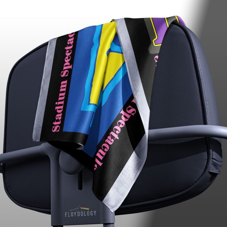 Travis Scott Pink Floyd World Tour 1994 Division Bell front Poly Scarf Travis Scott Pink Floyd World Tour 1994 Division Bell front Poly Scarf