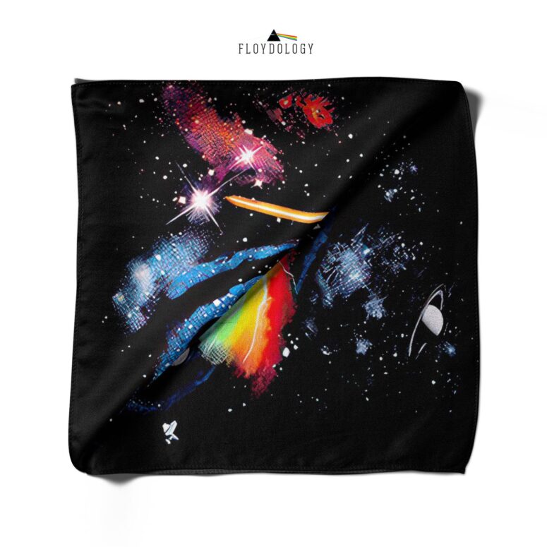 DSOTM Universe of Chaos Pink Floyd Poly Scarf