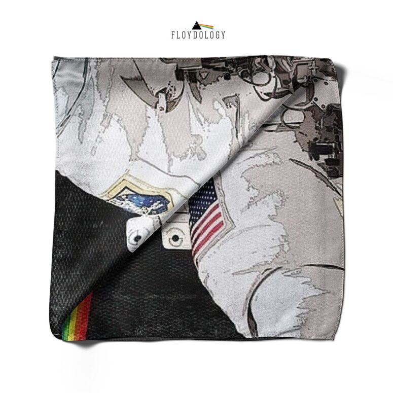 Dark Side Of The Moon Astronaut Pink Floyd Poly Scarf