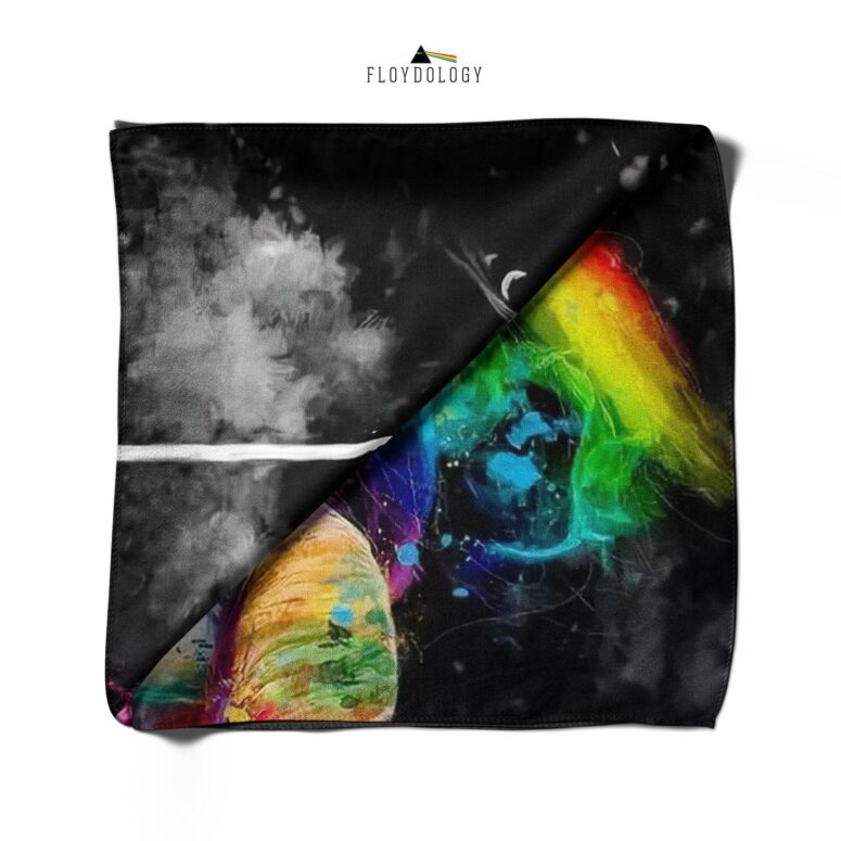 Dark Side Of The Moon Pink Floyd Band Poly Scarf Dark Side Of The Moon Pink Floyd Band Poly Scarf