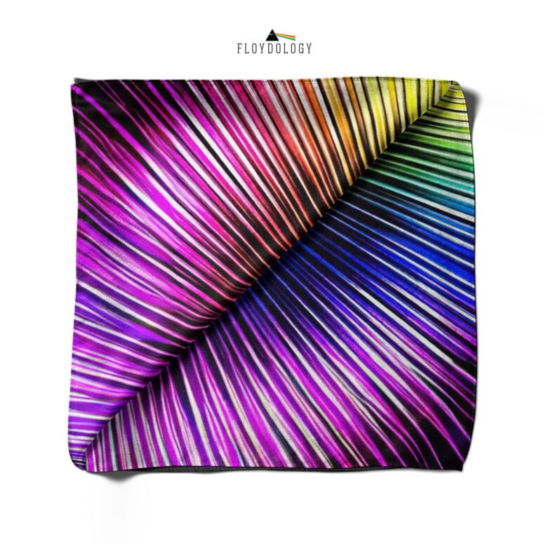 Dark Side Of The Moon RGB Pink Floyd Poly Scarf