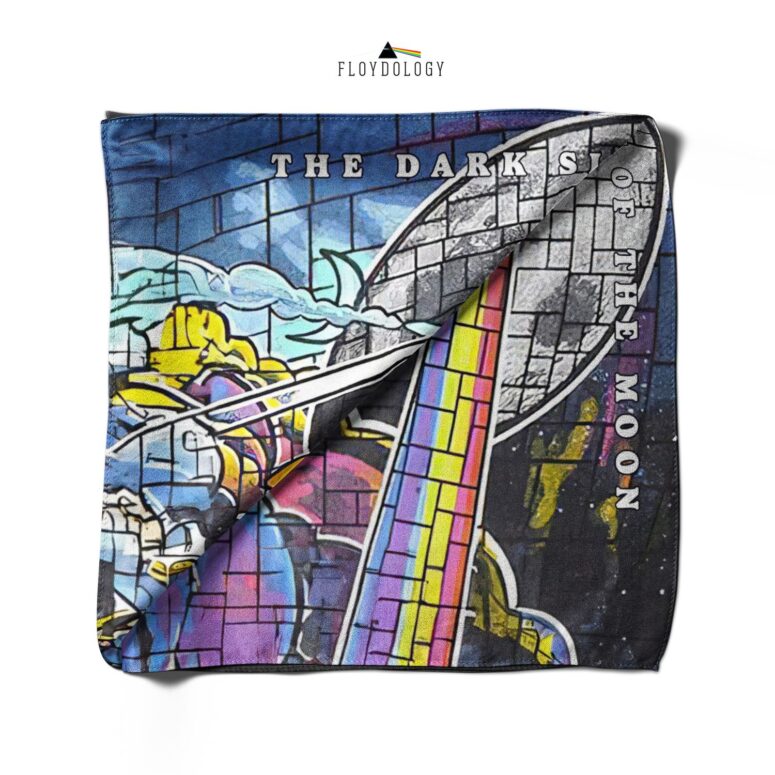 Dark Side Of The Moon The Wall Brick Art Pink Floyd Poly Scarf Dark Side Of The Moon The Wall Brick Art Pink Floyd Poly Scarf