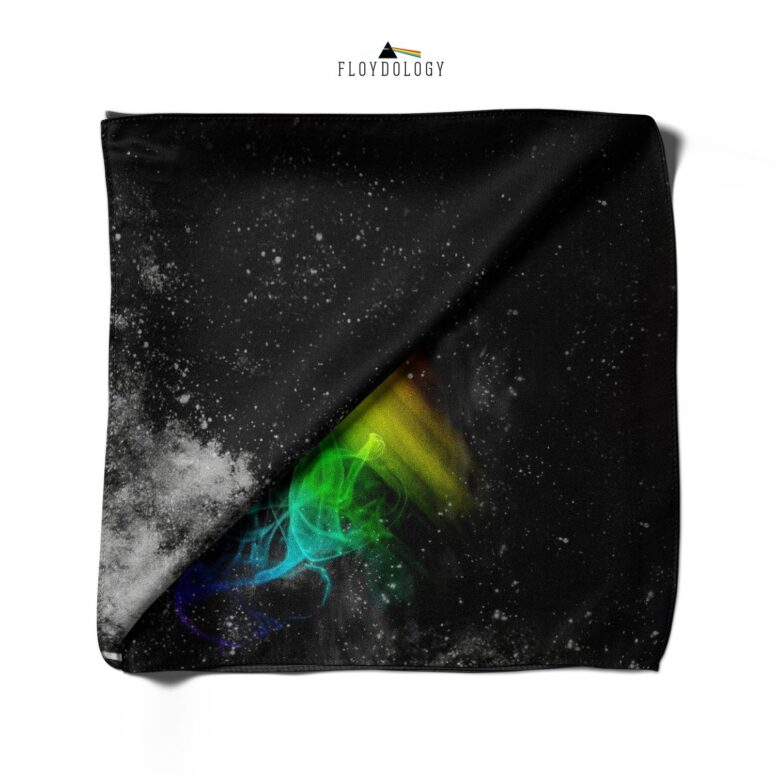 Dark Side Of the Moon in Space Pink Floyd Poly Scarf